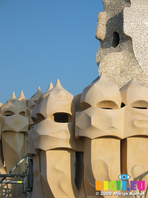 20918 Chimneys on La Pedrera